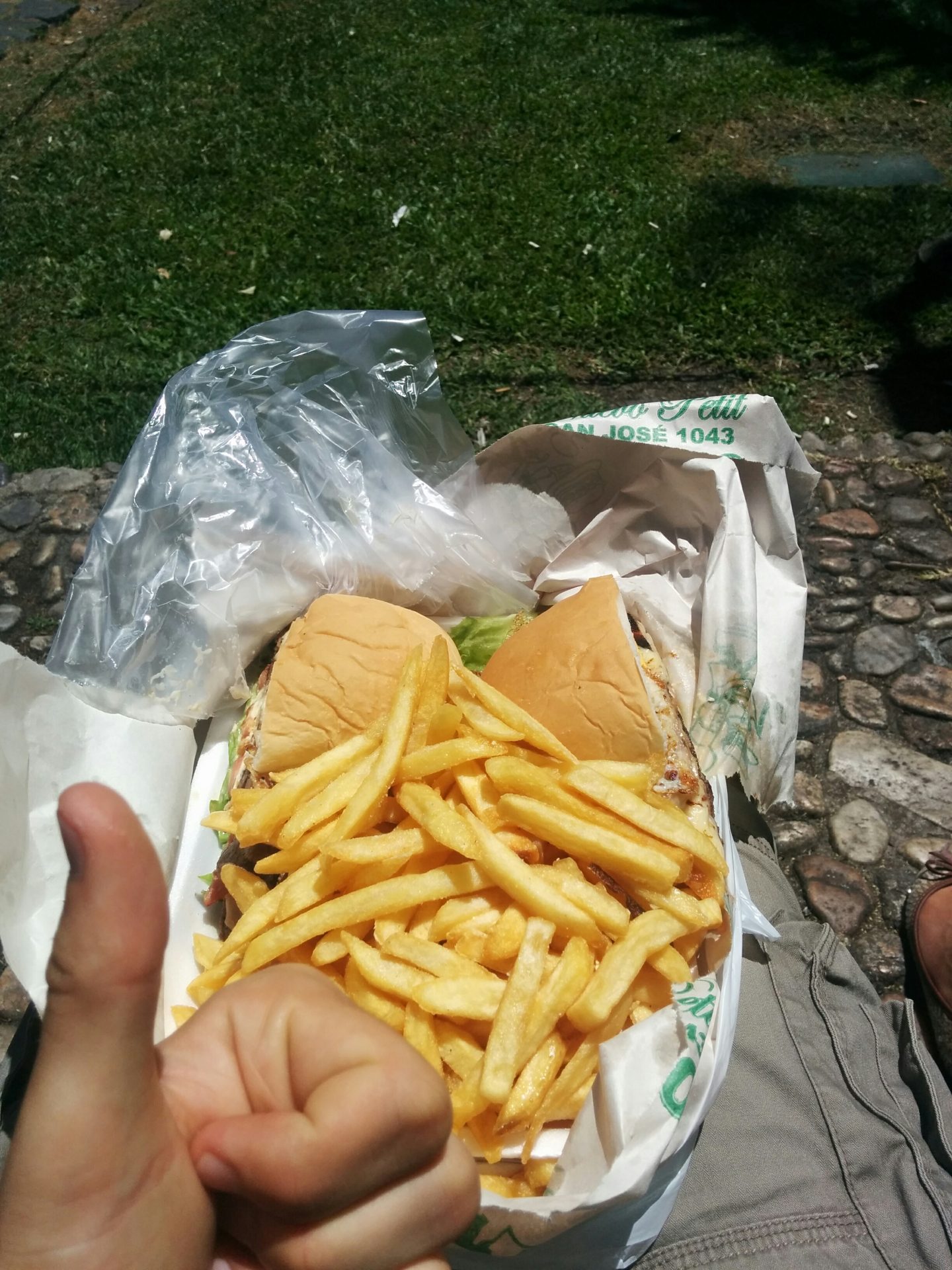 A sandwich from Uruguay called lomito