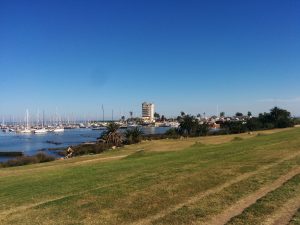 An harbour on the ramblas of Montevideo