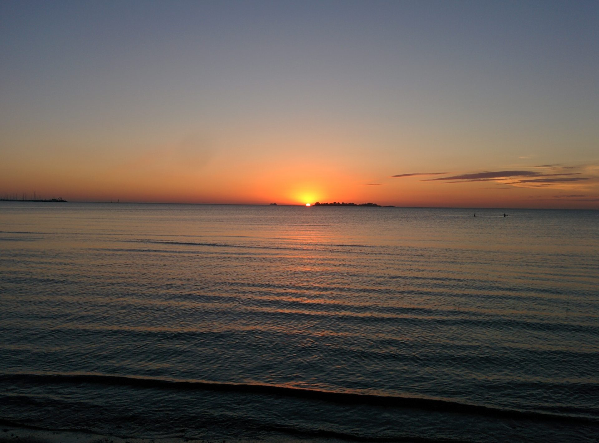 Sunset from the beach