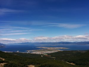 Ushuaia from the glacier Martial