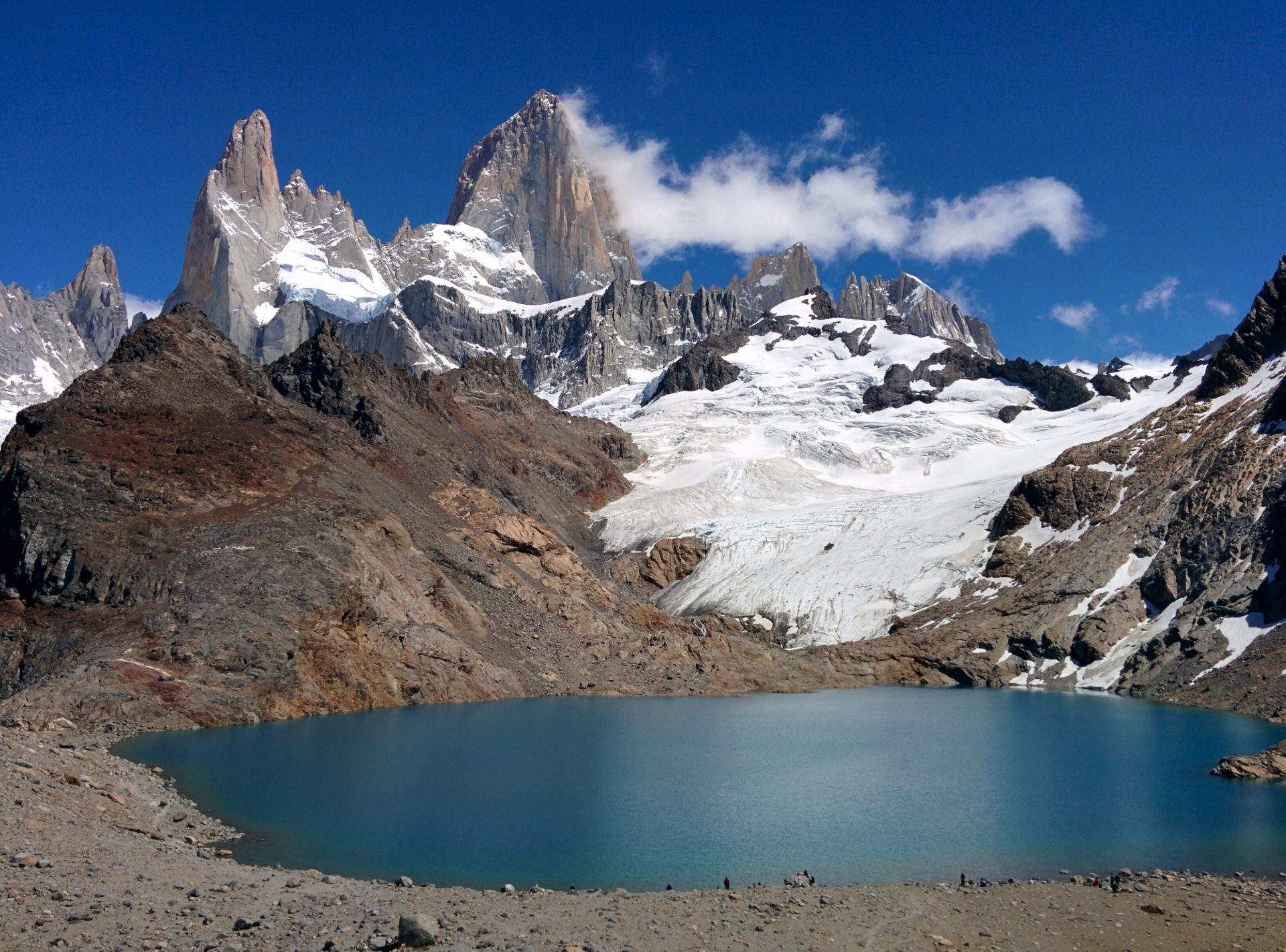 Laguna de Los Tres with the Fitz Roy in the background