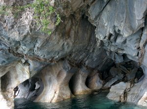 The marble cave, grey and yellow