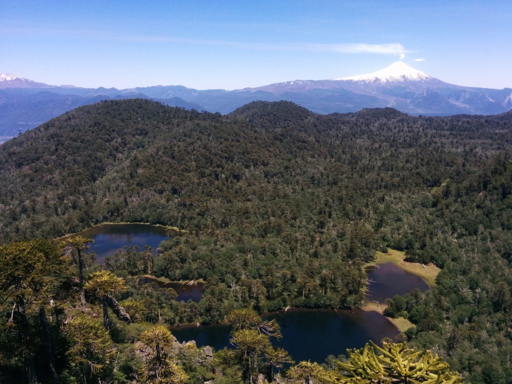 Valley with many lakes