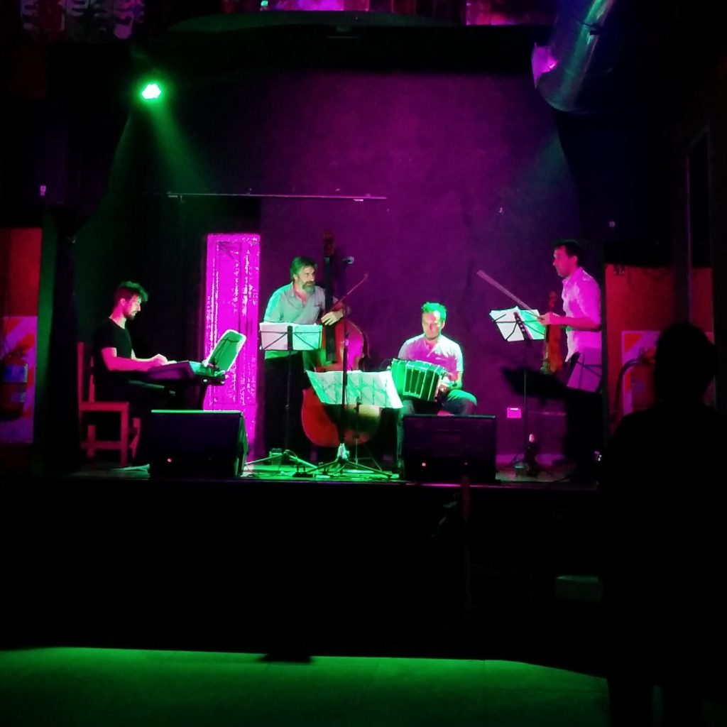 Live band music at Milonga Mamerta