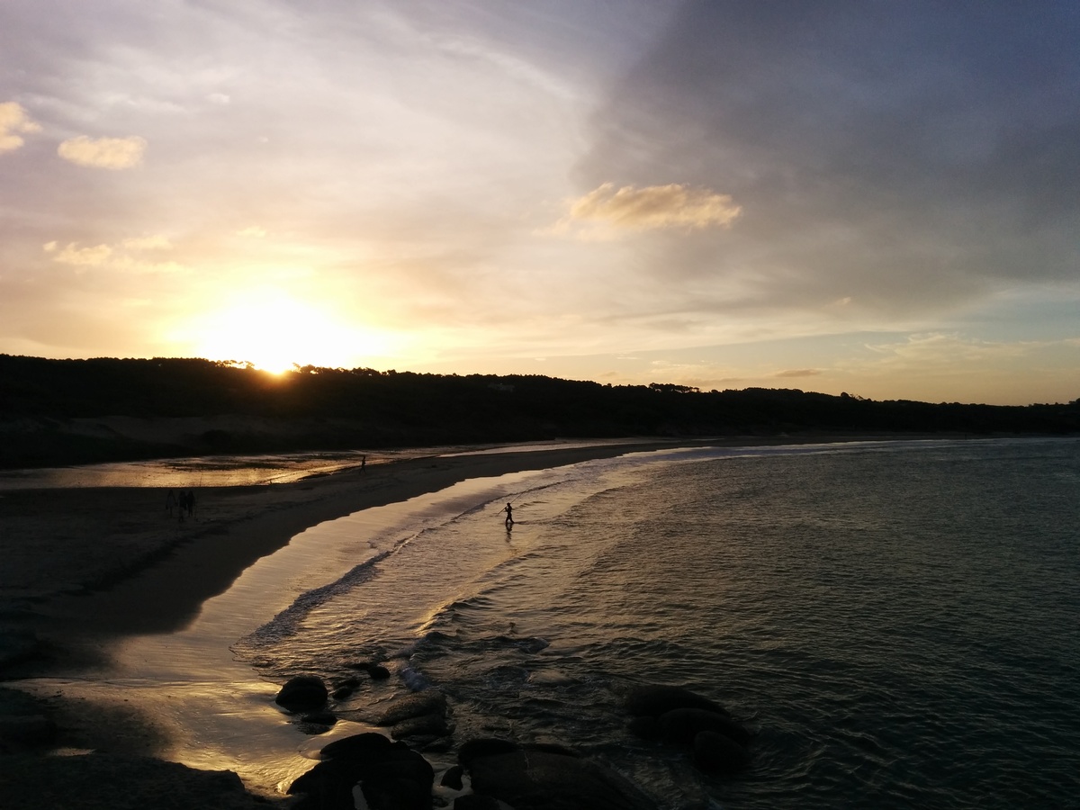 Sunset on a beach