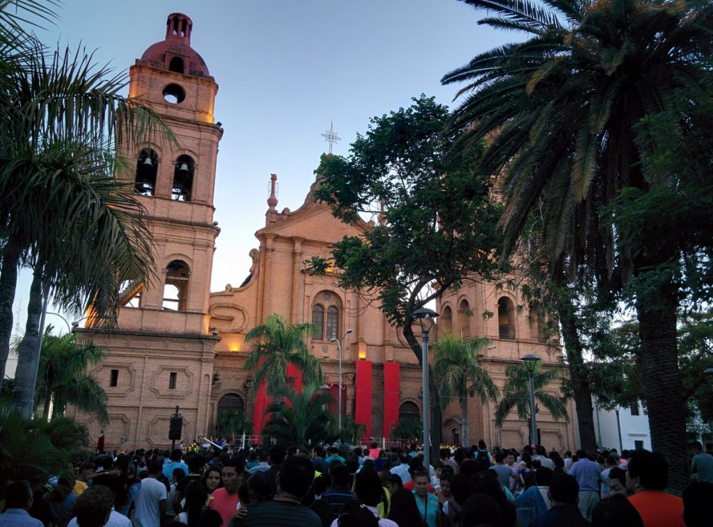 Eastern in front of the cathedral