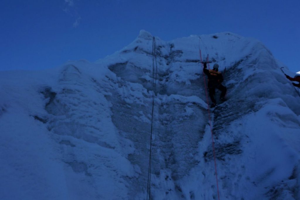 Ice climbing