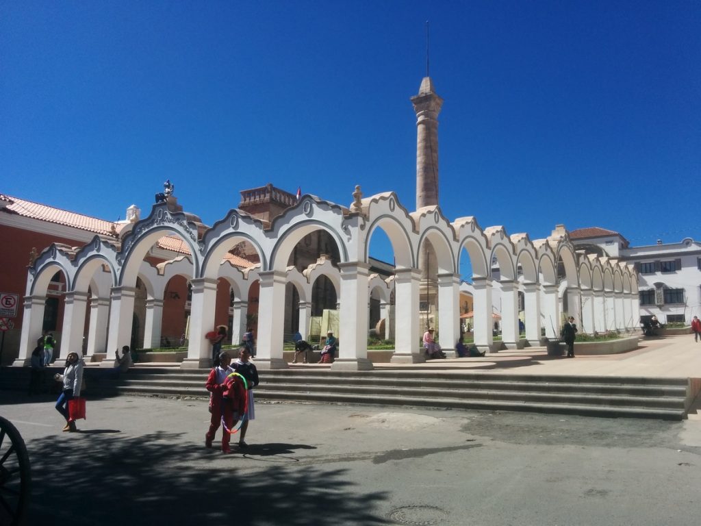 Building close to the main place