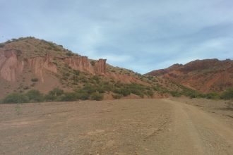 Red mountains around Tupiza