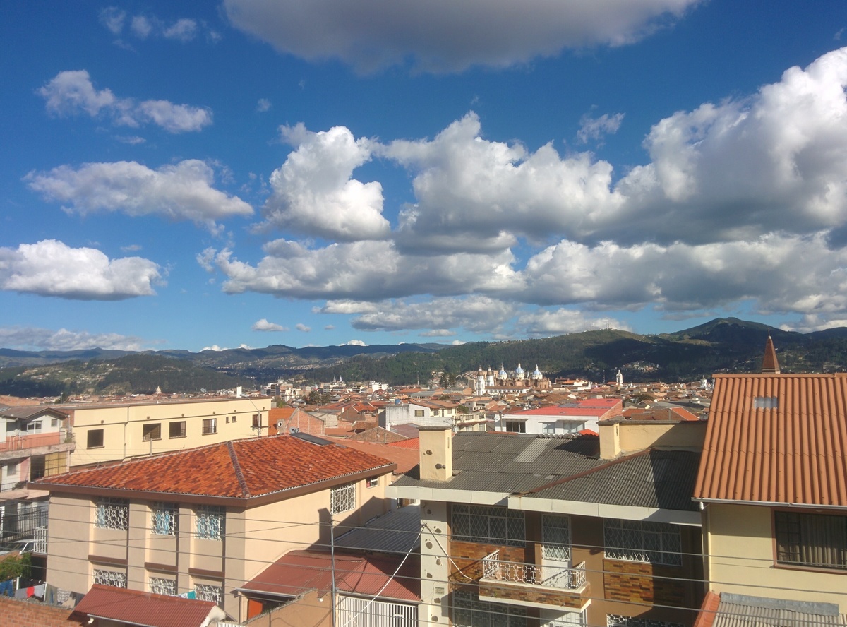 View of Cuenca from the hostel