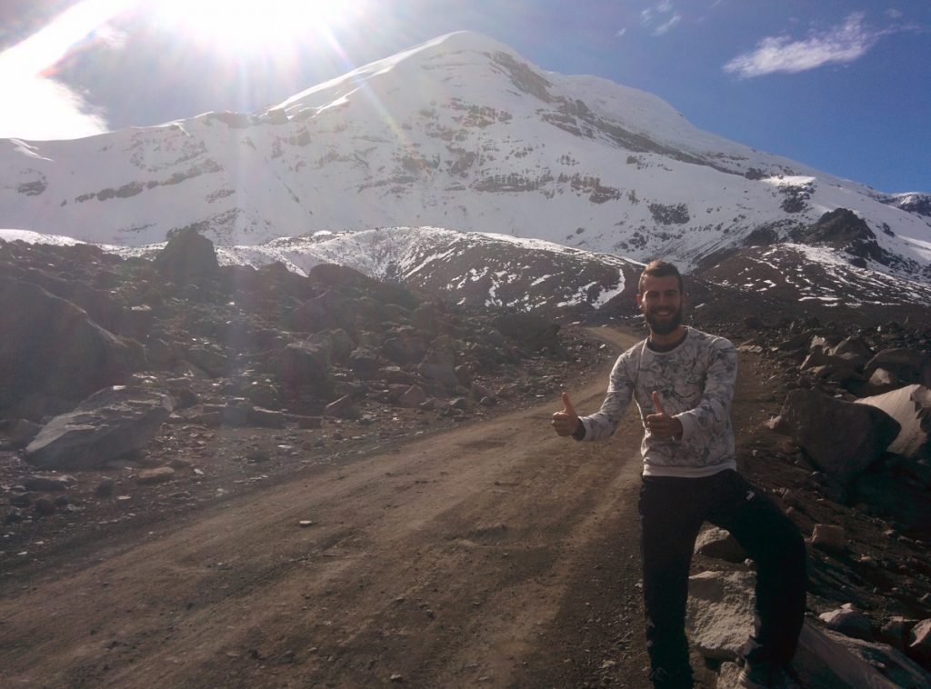 The Chimborazo, a 6300 meters high volcano