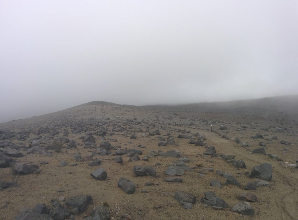 A view of the lunar landscape