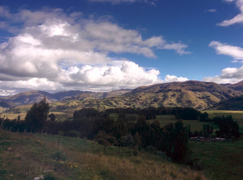 Overall of the landscape at around 3,000 meters high