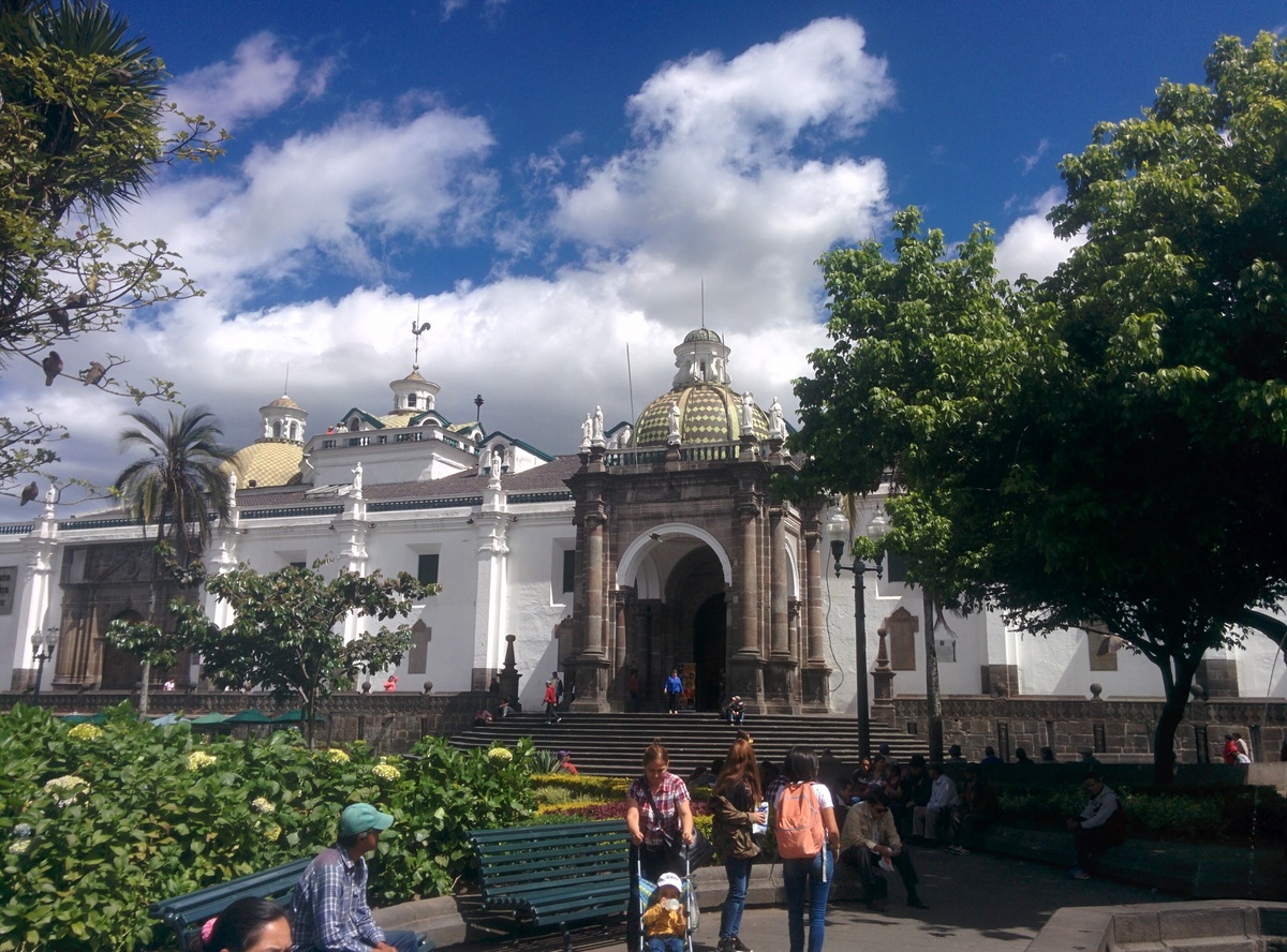 Main square in Quito