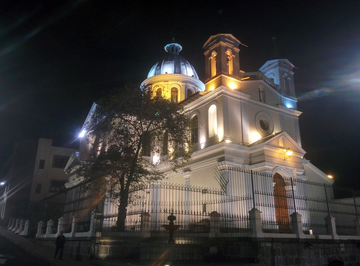 The church by night