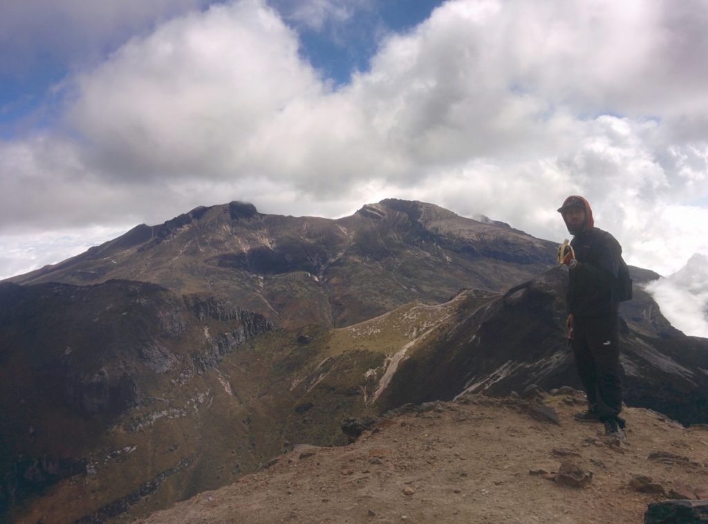 View over the Pichincha Volcano