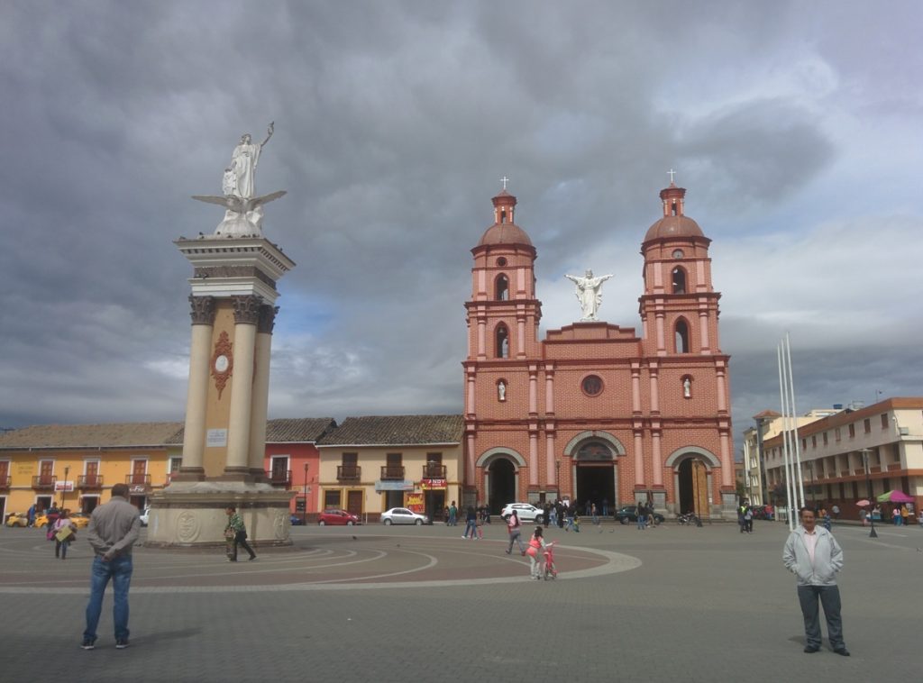 Main square in Ipiales