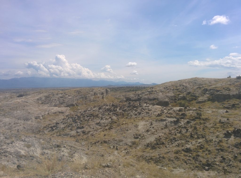 Overview of the gray part of the desert