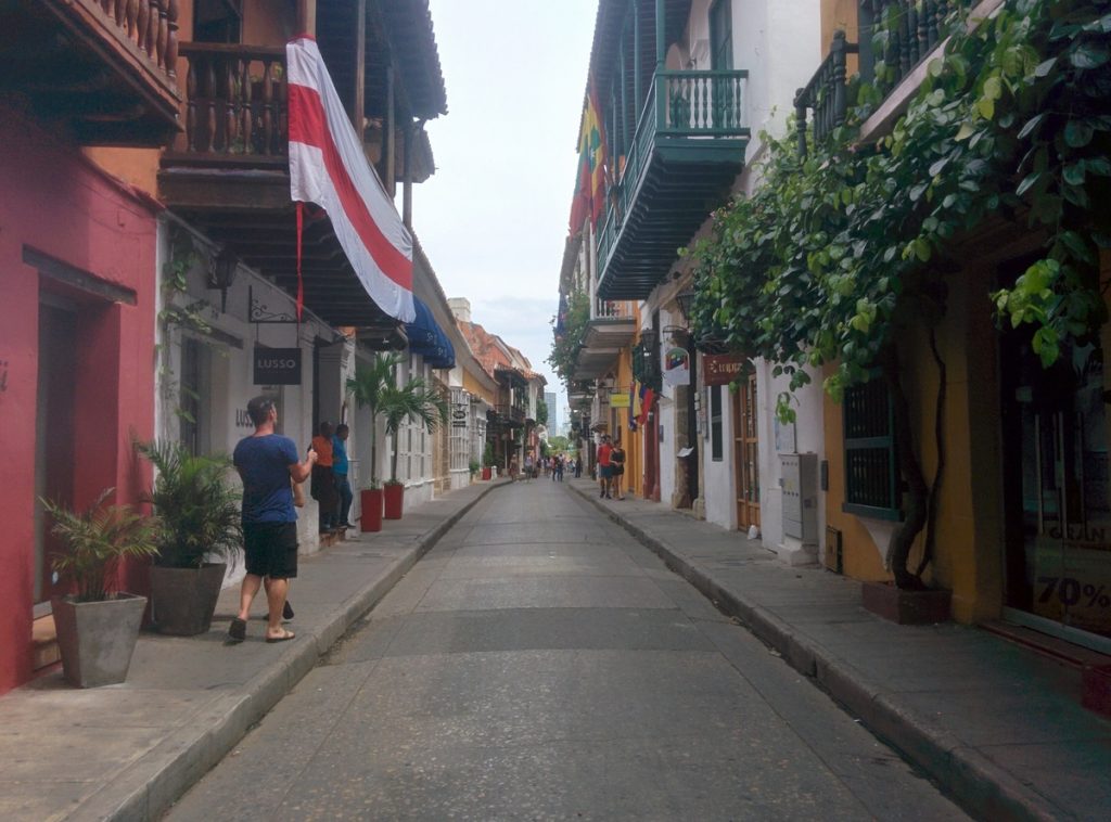 A nice street in the city center