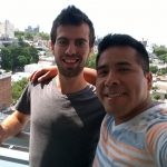With my couchsurfing host in Montevideo